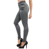 Fashion Patchwork Workout Legging Stretch Slim Pocket