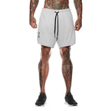 Men Plus Size Quick Dry Secure Sports Pocket Shorts Fitness Camouflage Male Shorts Bermuda Masculina