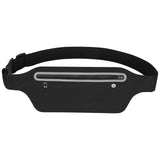Night Running Wasit Bag Women Adjustable Jogging Belt Bag Reflective Zipper Fitness Gym Sport Phone Pocket Outdoor Hiking Pack