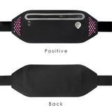 Night Running Wasit Bag Women Adjustable Jogging Belt Bag Reflective Zipper Fitness Gym Sport Phone Pocket Outdoor Hiking Pack
