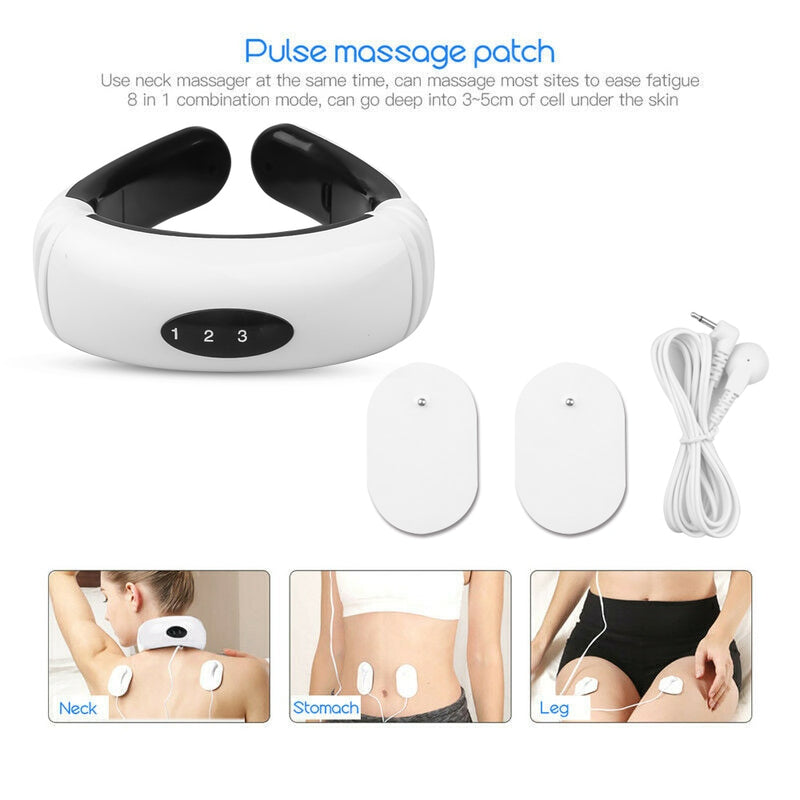 Neck Massager & Pulse Back Power Control