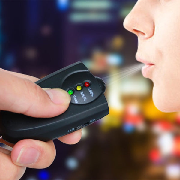 Alcohol Meter . Breath Tester Breathalyzer