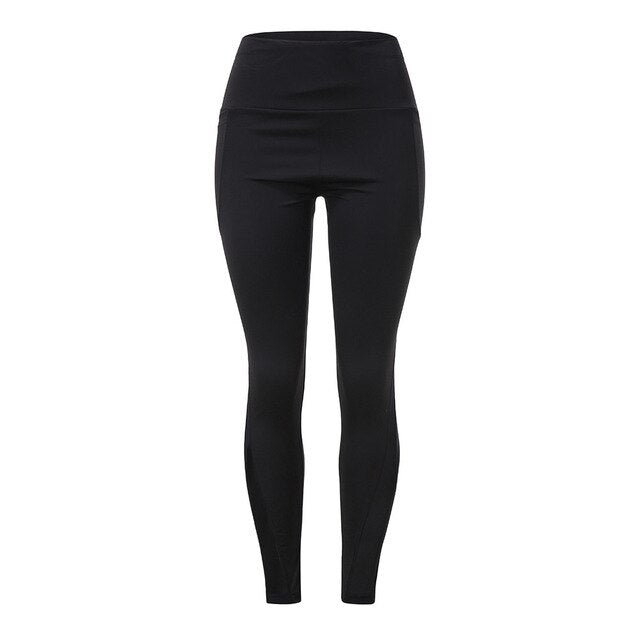 High Waist Sports Legging With Pocket For Women Fashion Workout Stretch Pants