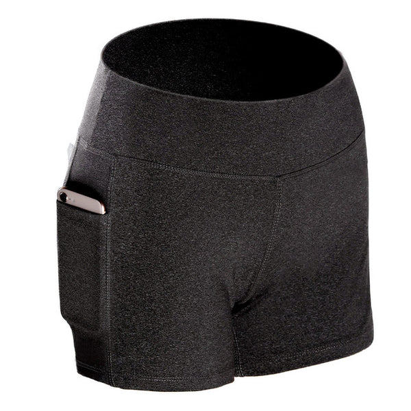 Women Sports Fitness Leggings Mid High Waist Quick Dry Slim Pocket Short Leggings Women Elastic Casual Leggings.