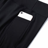 Short Leggings deportivos de fitness Media cintura alta Secado rápido Bolsillo delgado Leggings cortos Mujeres Leggings casuales elásticos.