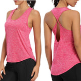 Veronika Fitness Summer Womens Sports Tank Shirts