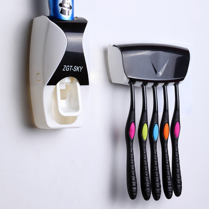 Automatic Toothpaste Dispenser Squeezer Set