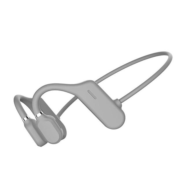 Open Ear bone headphone Auriculares de conducción ósea Bluetooth Inalámbrico Impermeable Uso cómodo Gancho para la oreja abierto Peso ligero