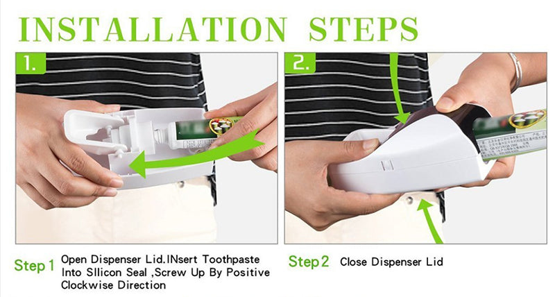 Automatic Toothpaste Dispenser Squeezer Set