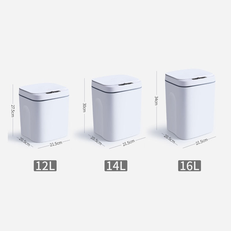 Smart Automatic Sensor Electric Waste Bin Cubo de basura eléctrico con sensor automático inteligente