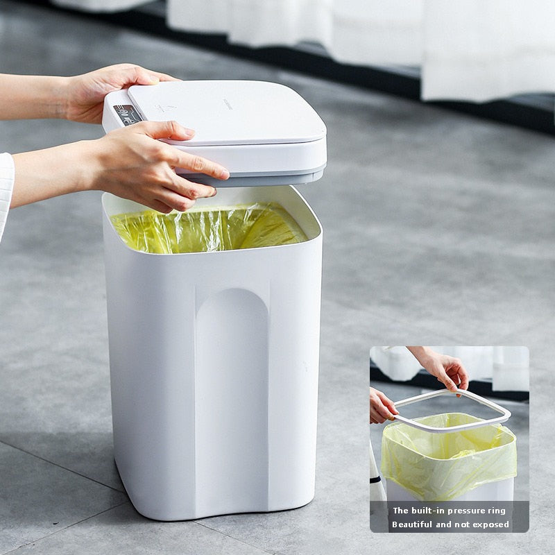 Smart Automatic Sensor Electric Waste Bin Cubo de basura eléctrico con sensor automático inteligente