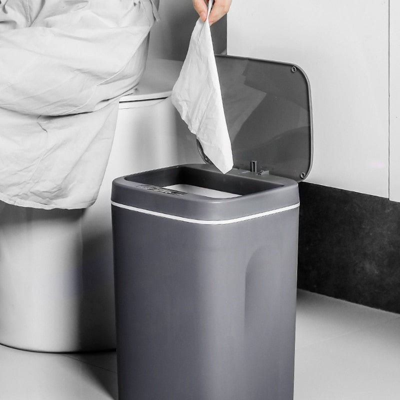 Smart Automatic Sensor Electric Waste Bin Cubo de basura eléctrico con sensor automático inteligente