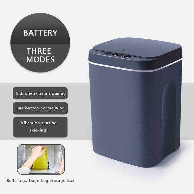 Smart Automatic Sensor Electric Waste Bin Cubo de basura eléctrico con sensor automático inteligente