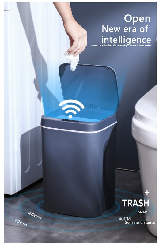 Smart Automatic Sensor Electric Waste Bin Cubo de basura eléctrico con sensor automático inteligente