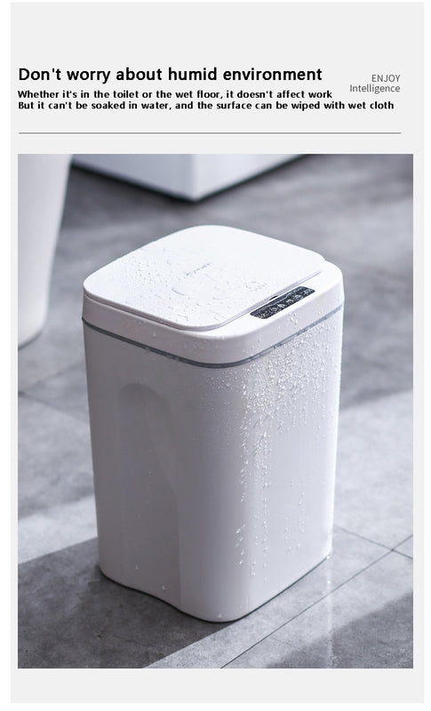 Smart Automatic Sensor Electric Waste Bin Cubo de basura eléctrico con sensor automático inteligente