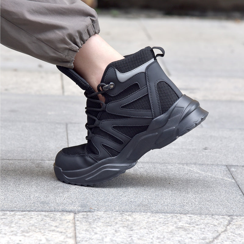 Botas de punta de acero indestructibles para hombres Zapatos de seguridad Anti-Smashing Work Shoes de seguridad transpirable  Tamaño 37-48