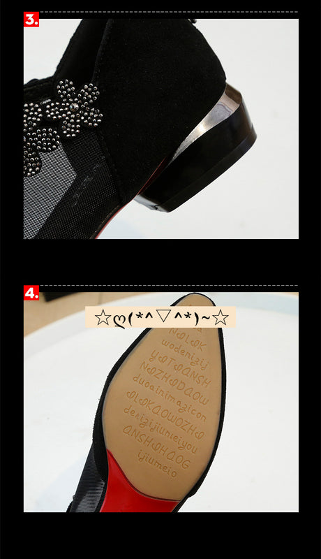 Sandals for Women 2021 Fashion Rhinestone Sandals Women Flowers Low Heel Sandals Women Mesh Plus Size Sandals Sandalias de diamantes para Mujer 2021