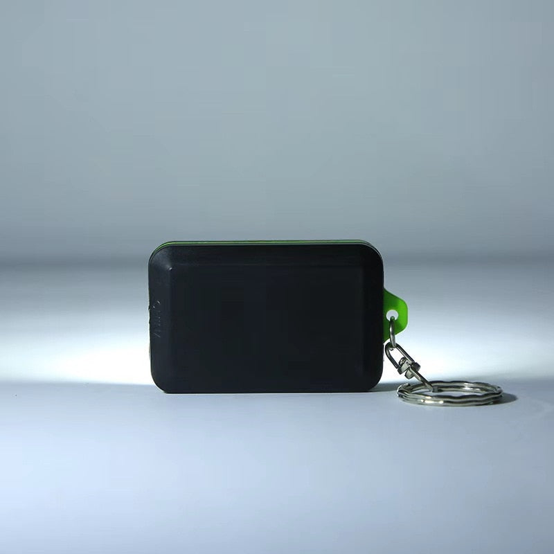 Mini Portable COB LED Flashlight Keychain Torch Emergency Camping Flash Light Mode Lamp 3 Modes Pocket Lantern Outdoor Tools