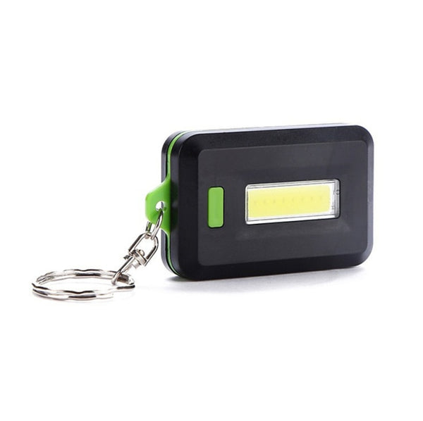 Mini Portable COB LED Flashlight Keychain Torch Emergency Camping Flash Light Mode Lamp 3 Modes Pocket Lantern Outdoor Tools