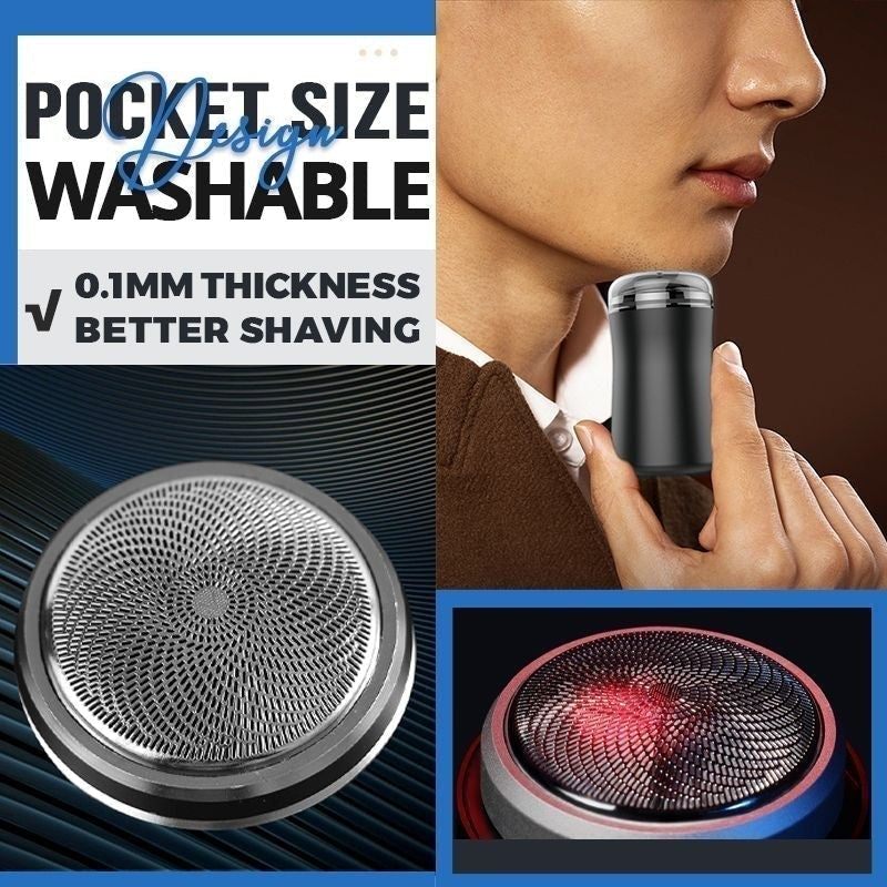 Mini Afeitadora eléctrica lavable y recargable de tamaño bolsillo . Pocket Size Washable Razor Electric Rechargeable Shaving Machine