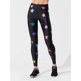 High Quality Colored Stars Printed Pattern Skinny Breathable Pants