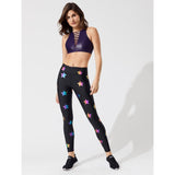 High Quality Colored Stars Printed Pattern Skinny Breathable Pants