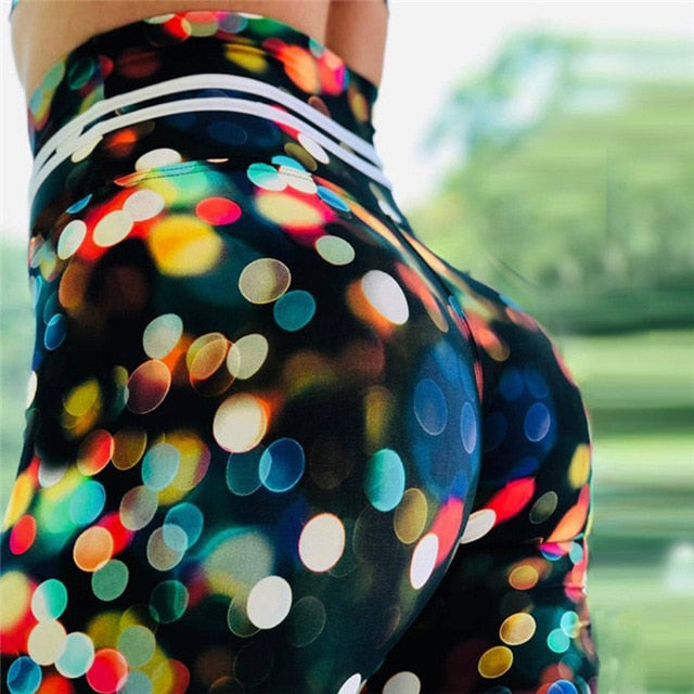 Push Up Elastic legging High Waist Fitness