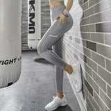 women yoga pants with pockets running dancing workout for gym fitness high waist sport leggings fashion trousers