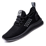 Zapatillas casuales para hombre negras de ALL ONLINE 24 con diseno transpirable y suela ligera